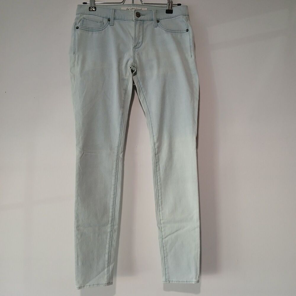 Driftwood Women's Jeans Size 26 Pale Blue Skinny Denim Classic Quiet Luxury